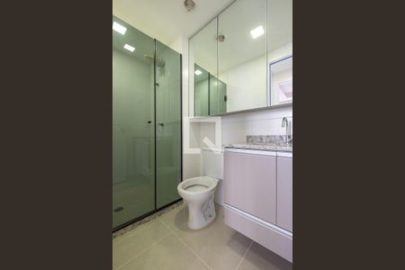 Suíte - Banheiro de apartamento para alugar com 1 quarto, 40m² em Pinheiros, São Paulo