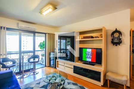 Sala de apartamento à venda com 3 quartos, 110m² em Chácara Agrindus, Taboão da Serra