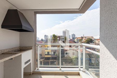 Varanda Gourmet de apartamento à venda com 2 quartos, 66m² em Vila Leopoldina, Santo André