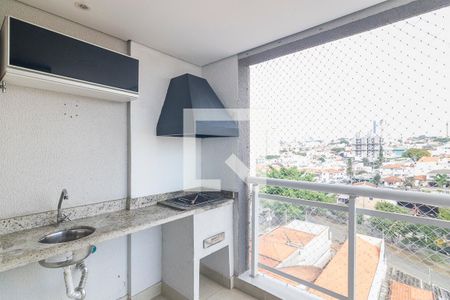 Varanda Gourmet de apartamento à venda com 2 quartos, 66m² em Vila Leopoldina, Santo André