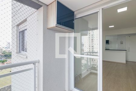 Varanda Gourmet de apartamento à venda com 2 quartos, 66m² em Vila Leopoldina, Santo André