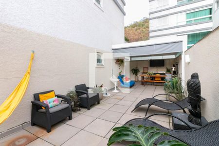 Varanda da Sala de apartamento para alugar com 2 quartos, 136m² em Sion, Belo Horizonte