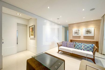 Sala de apartamento para alugar com 3 quartos, 134m² em Vila Luis Antônio, Guarujá