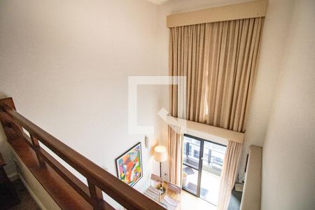 Studio para alugar com 52m², 1 quarto e 1 vagaPiso superior- quarto -vista da sala 