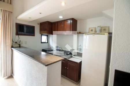 Cozinha americana - balcão de kitnet/studio para alugar com 1 quarto, 52m² em Moema, São Paulo