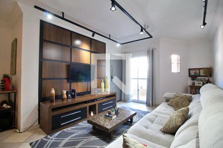 Sala de apartamento à venda com 3 quartos, 110m² em Vila Curuçá, Santo André