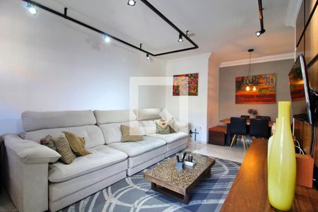 Sala de apartamento à venda com 3 quartos, 110m² em Vila Curuçá, Santo André