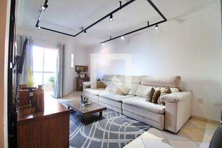 Sala de apartamento à venda com 3 quartos, 110m² em Vila Curuçá, Santo André