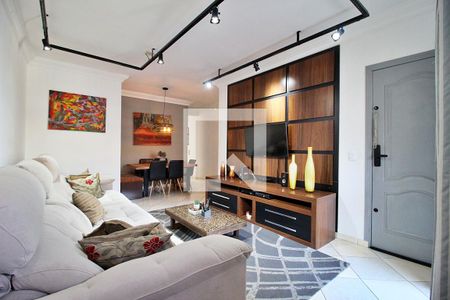 Sala de apartamento à venda com 3 quartos, 110m² em Vila Curuçá, Santo André