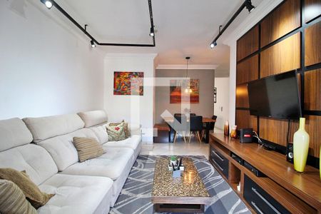 Sala de apartamento à venda com 3 quartos, 110m² em Vila Curuçá, Santo André