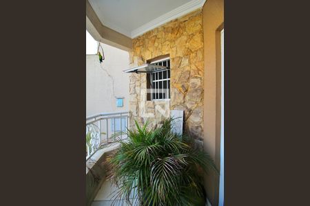 Varanda da Sala de apartamento à venda com 3 quartos, 110m² em Vila Curuçá, Santo André