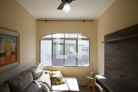 Sala de apartamento para alugar com 1 quarto, 59m² em Nova Mirim, Praia Grande