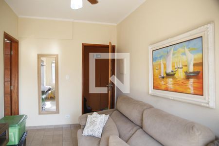 Sala de apartamento para alugar com 1 quarto, 59m² em Nova Mirim, Praia Grande