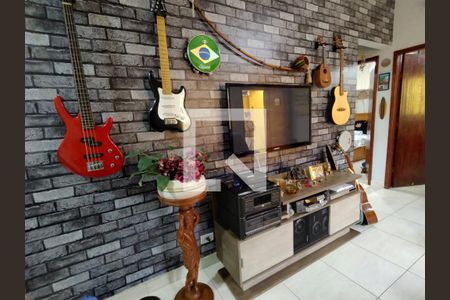 Sala de casa de condomínio para alugar com 3 quartos, 72m² em Ocian, Praia Grande