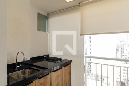 Varanda de apartamento à venda com 1 quarto, 35m² em Vila Buarque, São Paulo