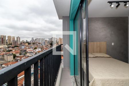 Varanda da Sala e Quarto de apartamento para alugar com 1 quarto, 28m² em Jardim Sao Paulo, São Paulo