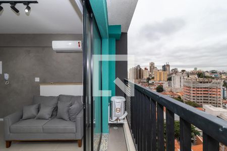 Varanda da Sala e Quarto de apartamento à venda com 1 quarto, 28m² em Jardim Sao Paulo, São Paulo
