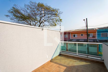 Varanda do quarto 1 de casa à venda com 2 quartos, 85m² em Vila Marina, Santo André
