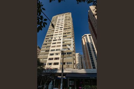 Fachada do Prédio de apartamento à venda com 1 quarto, 57m² em Jardim Paulista, São Paulo