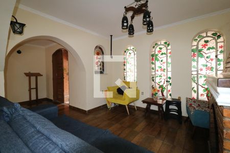 Sala de casa à venda com 4 quartos, 222m² em Vila Homero Thon, Santo André