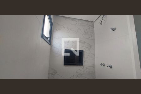 Banheiro da Suíte de apartamento à venda com 2 quartos, 48m² em Vila América, Santo André