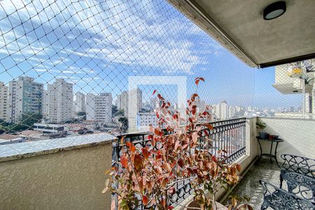 Varanda da Sala de apartamento à venda com 4 quartos, 150m² em Mooca, São Paulo