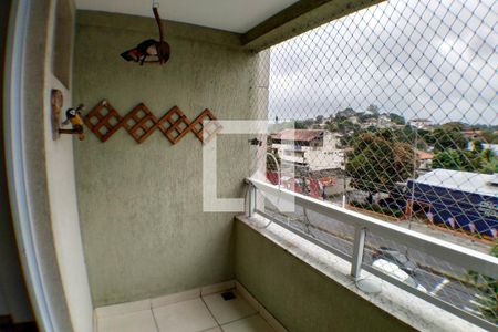 Varanda da Sala de apartamento à venda com 2 quartos, 56m² em Badu, Niterói