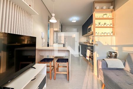 Sala de apartamento para alugar com 1 quarto, 28m² em Água Branca, São Paulo