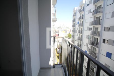 Varanda da Sala de apartamento à venda com 2 quartos, 39m² em Cambuci, São Paulo