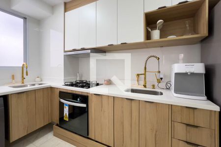 Apartamento à venda com 39m², 2 quartos e 1 vagaCozinha e área de serviço