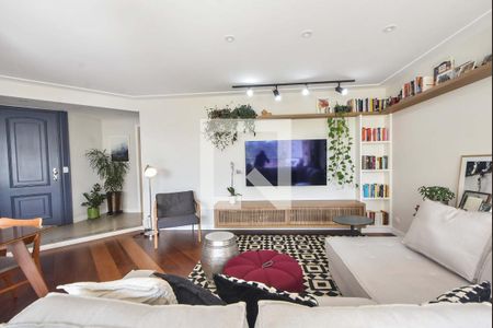 Sala de Estar  de apartamento à venda com 4 quartos, 158m² em Brooklin Novo, São Paulo