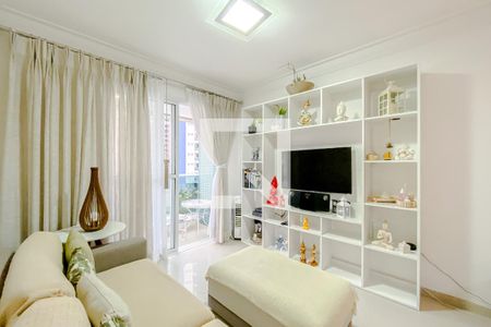 Sala de apartamento à venda com 3 quartos, 77m² em Vila Regente Feijó, São Paulo