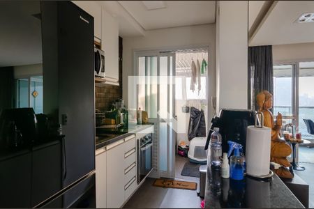 Cozinha de apartamento à venda com 1 quarto, 49m² em Vila Gertrudes, São Paulo