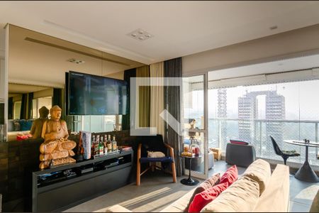 Sala/Quarto de apartamento à venda com 1 quarto, 49m² em Vila Gertrudes, São Paulo