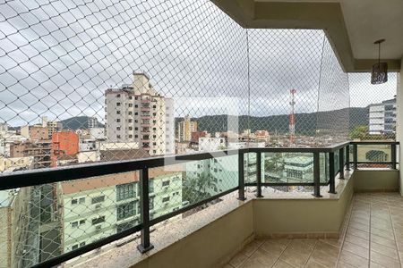 Varanda de apartamento para alugar com 3 quartos, 115m² em Balneário Cidade Atlântica, Guarujá