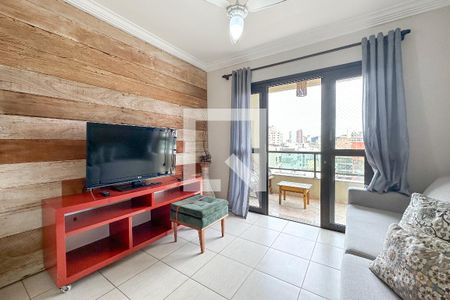 Sala de apartamento para alugar com 3 quartos, 115m² em Balneário Cidade Atlântica, Guarujá
