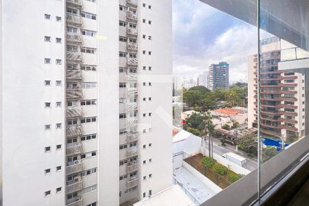 Vista  de kitnet/studio para alugar com 1 quarto, 26m² em Moema, São Paulo