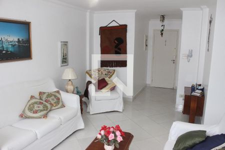 Sala de apartamento para alugar com 3 quartos, 120m² em Itararé, São Vicente