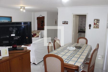 Sala de apartamento para alugar com 3 quartos, 120m² em Itararé, São Vicente
