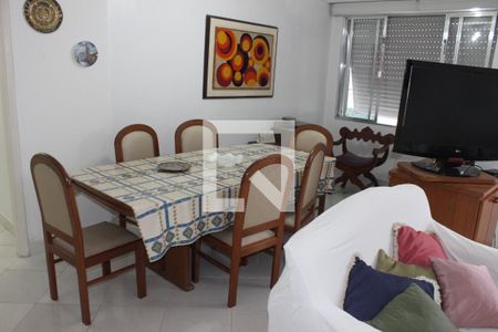 Sala de apartamento para alugar com 3 quartos, 120m² em Itararé, São Vicente