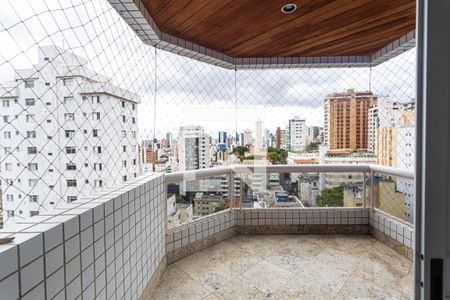 Varanda da Sala de apartamento para alugar com 4 quartos, 150m² em Anchieta, Belo Horizonte