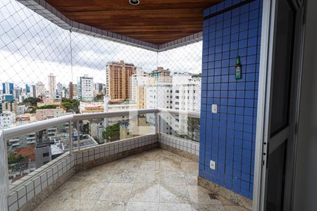 Varanda da Sala de apartamento para alugar com 4 quartos, 150m² em Anchieta, Belo Horizonte