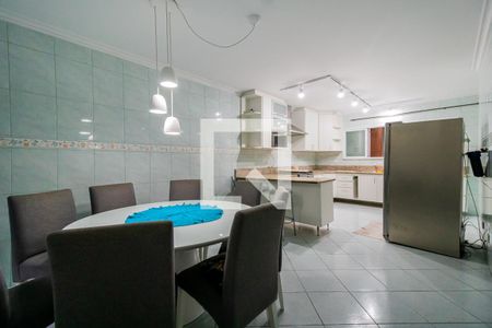 Sala de Jantar de casa à venda com 4 quartos, 350m² em Vila Pires, Santo André