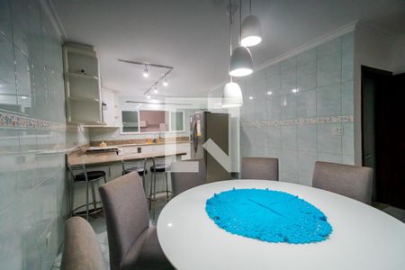 Sala de Jantar de casa à venda com 4 quartos, 350m² em Vila Pires, Santo André
