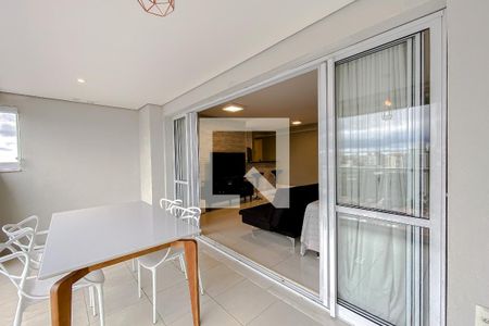 Varanda da Sala de apartamento para alugar com 1 quarto, 131m² em Vila Regente Feijó, São Paulo