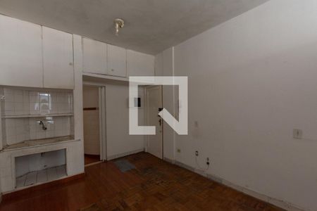Sala/Cozinha de apartamento à venda com 1 quarto, 42m² em Liberdade, São Paulo
