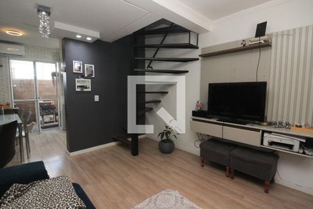 Sala de casa de condomínio à venda com 3 quartos, 70m² em Santa Tereza, Porto Alegre