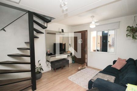 Sala de casa de condomínio à venda com 2 quartos, 70m² em Santa Tereza, Porto Alegre