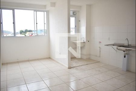 Sala e Cozinha de apartamento para alugar com 2 quartos, 42m² em Campo Grande, Rio de Janeiro