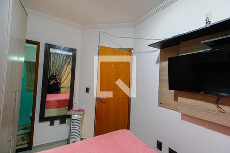 Quarto Suíte de apartamento à venda com 2 quartos, 50m² em Vila Camilópolis, Santo André